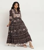 Brown liliana maxi dress