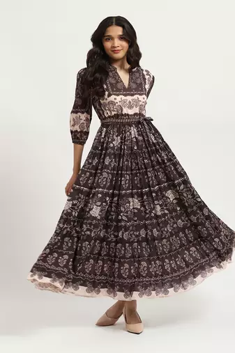 Brown liliana maxi dress