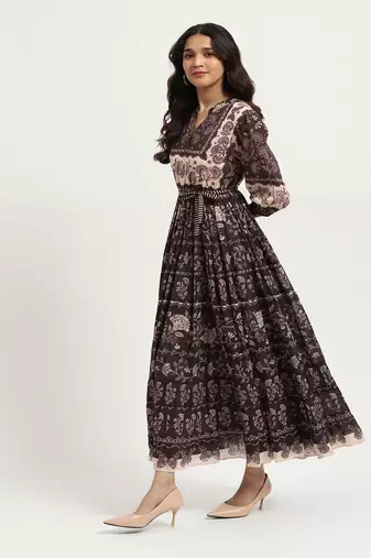 Brown liliana maxi dress