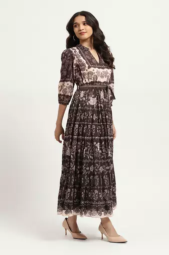 Brown liliana maxi dress