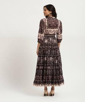 Brown liliana maxi dress 5