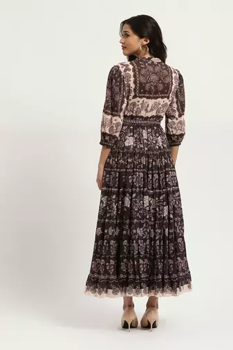 Brown liliana maxi dress