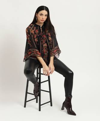 Black marquet top with camisole 2