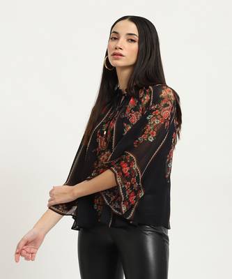 Black marquet top with camisole 4