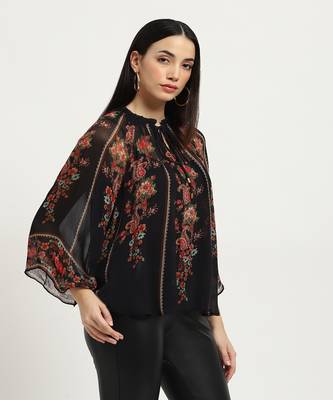 Black marquet top with camisole 5