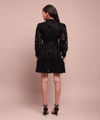Black molly shift dress 4