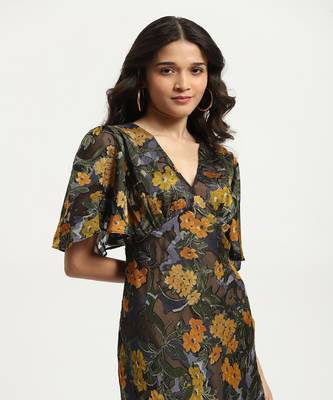 Black naila midi dress 5