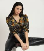 Black naila crop top