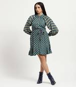 Blue scarlette short dress