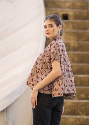 The jaipur art hand block printed anika blouse 2