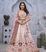 White Bridal Lehenga Choli for Women