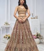 The Majestic Golden bridal lehenga