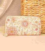 Ivy floral embroidered wallet