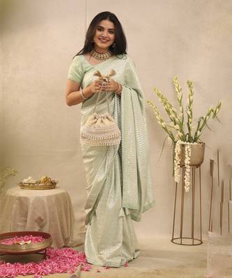 Anahi embroidered brocade potli 4