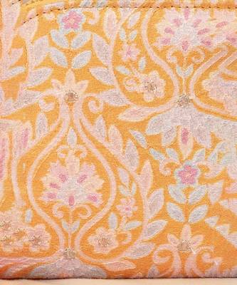 Nyraa embroidered wallet - mustard 2