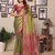 Green tissue silk blend with weaving saree with blouse