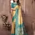 Dark golden tissue silk blend with weaving saree with blouse