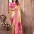 Light golden tissue silk blend with weaving saree with blouse