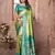 Light green tissue silk blend with weaving saree with blouse