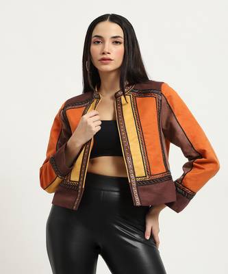 Brown carina suede jacket 2