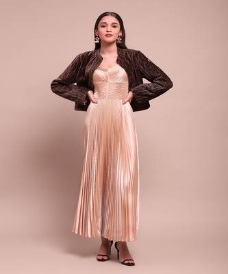 Brown caren velvet jacket 2