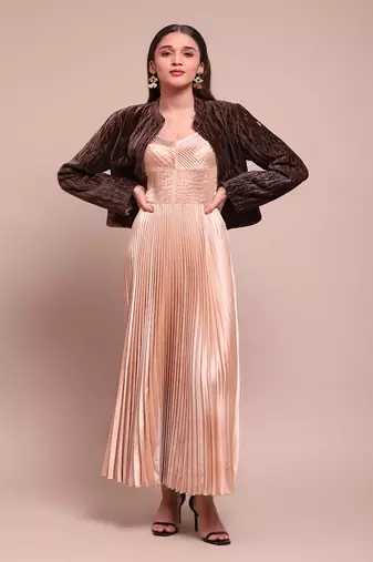 Brown caren velvet jacket