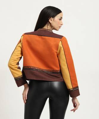 Brown carina suede jacket 5