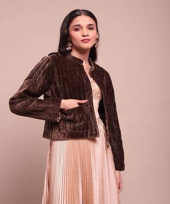 Brown caren velvet jacket 4