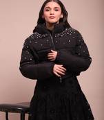 Black asher puffer jacket