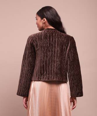 Brown caren velvet jacket 5