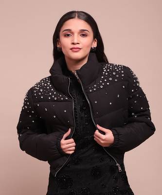 Black asher puffer jacket 3
