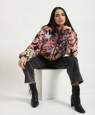 Multi color asher puffer jacket 1