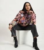 Multi color asher puffer jacket