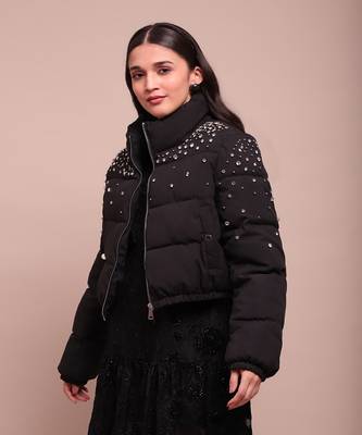 Black asher puffer jacket 4