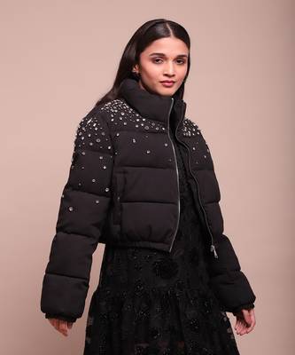 Black asher puffer jacket 5