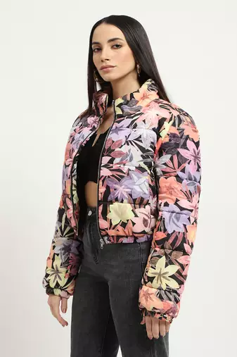Multi color asher puffer jacket