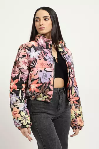 Multi color asher puffer jacket