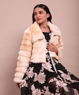 Off white asher faux fur jacket 1