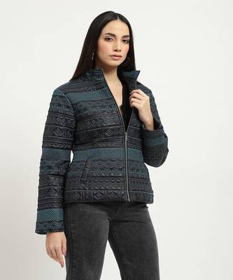 Black & blue asher puffer jacket 4