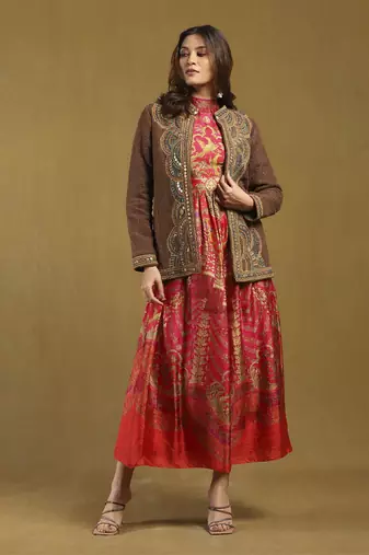 Brown yale jacket