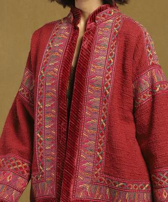 Pink peru solid jacket 4