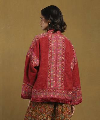 Pink peru solid jacket 5