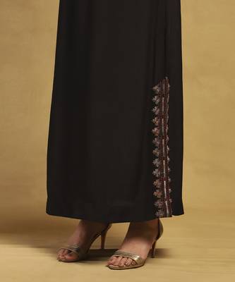 Black sophie solid top with skirt co-ord set 5