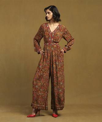 Brown sophie jumpsuit 1
