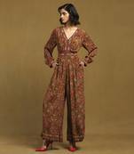 Brown sophie jumpsuit