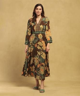 Brown anisa dress 1