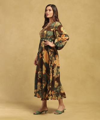 Brown anisa dress 2