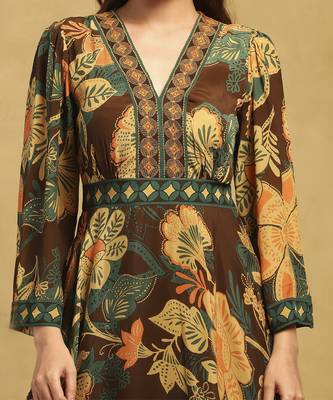Brown anisa dress 4