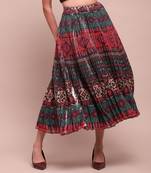 Multi-color sequin sansa skirt