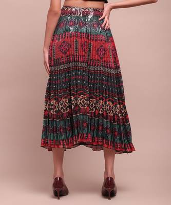 Multi-color sequin sansa skirt 5